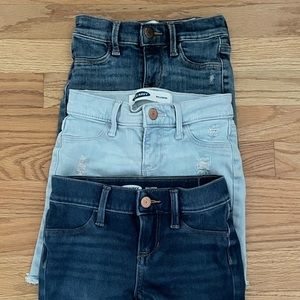 Bundle of 3 Old Navy Girls Jean Shorts Size 7